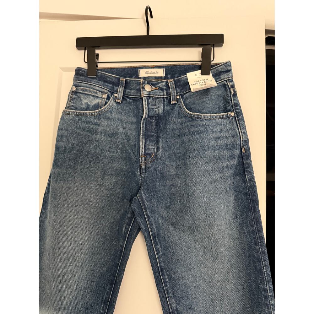 $148 New Dean Easy Straight Jean MADEWELL - 25 - Greendale - Picture 10 of 14